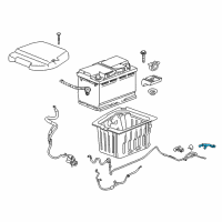 OEM 2012 Buick Enclave Negative Cable Diagram - 20940447