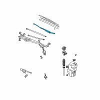 OEM 1993 Acura Legend Arm, Windshield Wiper (Driver Side) Diagram - 76600-SP0-A02