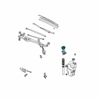 OEM Acura Cap, Washer Mouth Diagram - 76802-SK7-003