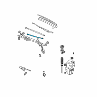 OEM 2001 Acura RL Rod Unit A Diagram - 76540-SP0-A01