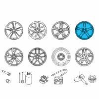 OEM 2013 Nissan 370Z Wheel-Aluminum Diagram - D0C00-1A36B
