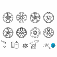 OEM 2019 Nissan 370Z Ornament-Disc Wheel Diagram - 40342-4CB3A