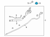 OEM GMC Sierra 3500 HD Fuel Cap Diagram - 23389451