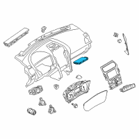 OEM 2011 Ford Explorer Dash Control Unit Diagram - BB5Z-19980-Y