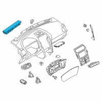 OEM 2014 Ford Explorer Module Diagram - BB5Z-19G468-A