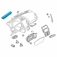 OEM 2013 Ford Police Interceptor Utility Module Diagram - BB5Z-19G468-A