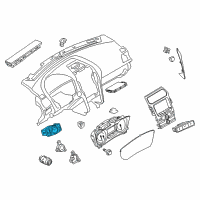 OEM 2015 Ford Explorer Headlamp Switch Diagram - CB5Z-11654-AA