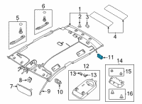 OEM Hyundai Ioniq 5 LAMP ASSY-REAR PERSONAL, LH Diagram - 92870-J7000-YGU