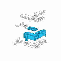 OEM 2007 Toyota Sequoia Fuse & Relay Box Diagram - 82720-0C012