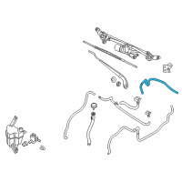 OEM 2010 Nissan Cube Hose Washer Diagram - 28940-1FC0B