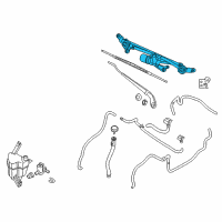 OEM 2009 Nissan Cube WIPER Assembly Windshield Diagram - 28800-1FC0C