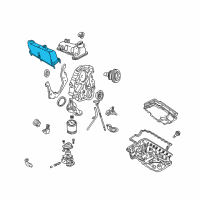 OEM 2001 Mercury Mountaineer Valve Cover Diagram - F77Z-6582-BE