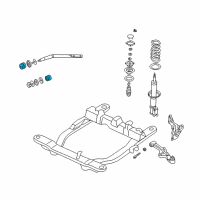 OEM 2005 Kia Sedona Cushion-Rod Diagram - 0S08334136A