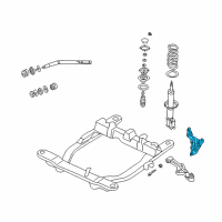 OEM Kia Sedona Knuckle, Right Diagram - 0K56B33021