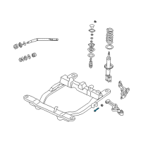 OEM 2004 Kia Sedona Bolt Diagram - 0K72A28112