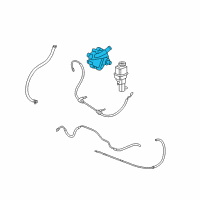 OEM 2008 Chrysler Sebring Power Steering Pump Diagram - 4766044AA