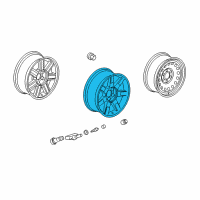 OEM 2007 Cadillac Escalade EXT Wheel Diagram - 9595854