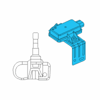 OEM 2018 Jeep Wrangler Module-Tire Pressure Monitoring Diagram - 68260735AC
