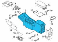 OEM 2022 Ford Maverick REINFORCEMENT Diagram - NZ6Z-26044B90-AA