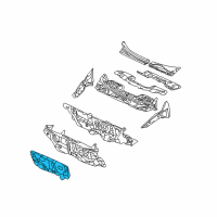 OEM 2010 Kia Sedona Insulator-Dash Panel Diagram - 841244D000