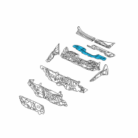 OEM 2008 Hyundai Entourage Iso Pad Assembly-Cowl Inner Lower Panel Diagram - 84125-4D000