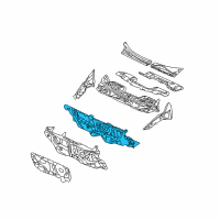 OEM Kia Sedona Dash Panels Diagram - 643004D130