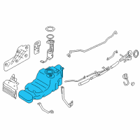 OEM 2022 Nissan Armada Fuel Tank Assembly Diagram - 17202-1LA0A