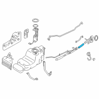 OEM 2020 Nissan Armada Hose-Filler Diagram - 17228-1LA1A