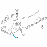 OEM 2015 Infiniti QX80 Band Assy-Fuel Tank Mounting Diagram - 17406-1LA0A