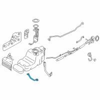 OEM 2022 Infiniti QX80 Band Assy-Fuel Tank Mounting Diagram - 17406-1LA0A