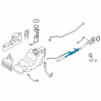 OEM 2017 Infiniti QX80 Tube Assy-Filler Diagram - 17221-1LA0A