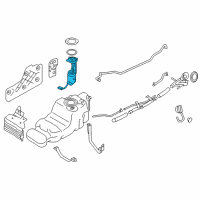 OEM 2022 Infiniti QX80 In Tank Fuel Pump Diagram - 17040-3ZD0B