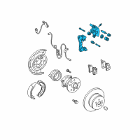 OEM 2004 Toyota Camry Caliper Diagram - 47750-06090