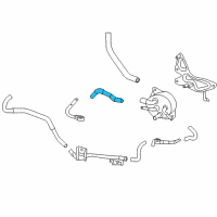 OEM Nissan Cube Hose - Radiator To Oil Cooler Diagram - 21635-1FJ0A