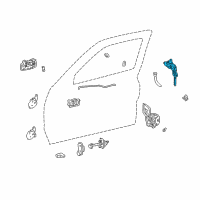 OEM Toyota Tacoma Cylinder & Keys Diagram - 69052-35070