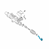 OEM Infiniti QX50 Socket Kit-Tie Rod, Outer Diagram - D8640-5NA0A