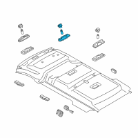 OEM 2014 Ford Transit Connect Vanity Lamp Diagram - 8A6A-13776-A