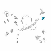 OEM 1999 Nissan Altima Engine Mounting Insulator , Rear Diagram - 11320-9E102