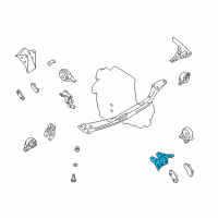 OEM 1994 Nissan Altima Engine Mounting Support, Left Diagram - 11253-2B001