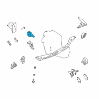 OEM 1996 Nissan Altima Engine Mounting Insulator , Front Diagram - 11210-0Z820