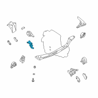 OEM 1999 Nissan Altima Engine Mounting Bracket Diagram - 11231-9E000
