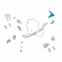 OEM 1996 Nissan Altima Engine Mounting Bracket, Rear Diagram - 11332-2B000