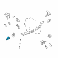 OEM 1996 Nissan Altima Engine Mounting Insulator Assembly, Front Diagram - 11270-2B010