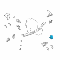 OEM 2000 Nissan Altima Engine Mounting Insulator Assembly, Front Left Diagram - 11220-0Z101