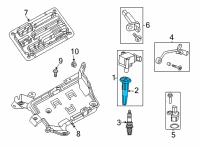 OEM 2021 Cadillac CT5 Boot Diagram - 55511557