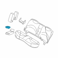 OEM 2004 Mercury Marauder Cup Holder Diagram - 3W3Z-5413562-AAC