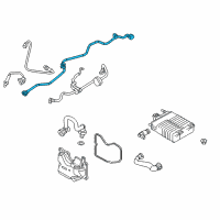 OEM 2014 Ford Focus Tube Diagram - BV6Z-9C047-B