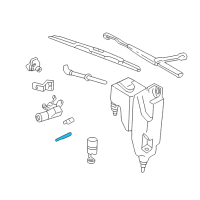 OEM GMC C1500 Cover, Windshield Wiper Motor Diagram - 12463053