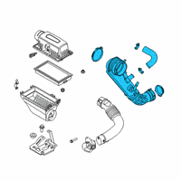 OEM Ford Explorer Air Inlet Diagram - L1MZ-9B659-B