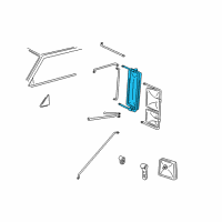 OEM 1991 Chevrolet C1500 Head & Loop Asm, Mirror RH Diagram - 15635462